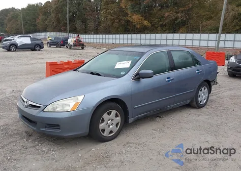 2007 Honda Accord 2.4 Lx из США, поврежденный, VIN 1HGCM56457A206543